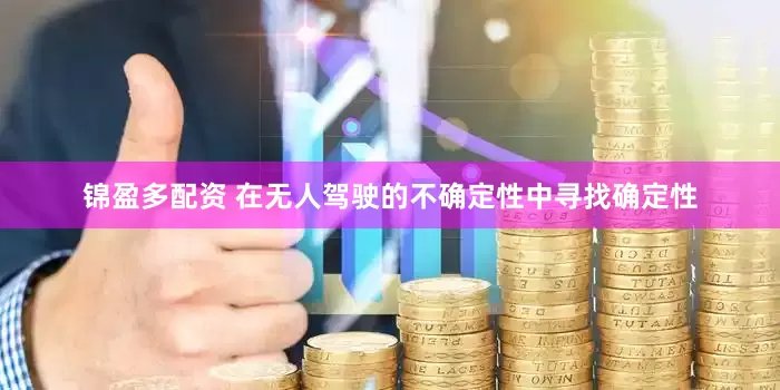 锦盈多配资 在无人驾驶的不确定性中寻找确定性